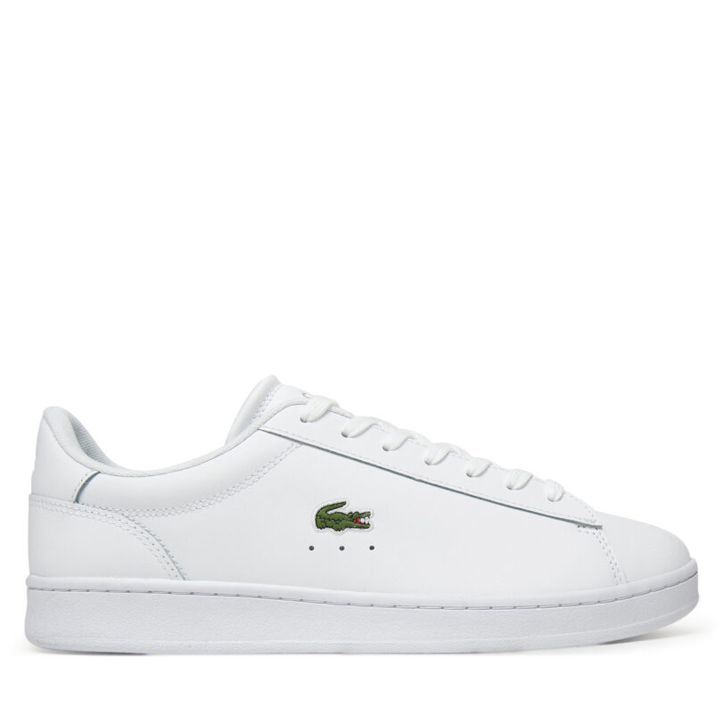 Сникърси Lacoste Carnaby Set 7-48SMA0105 Бял цвят на ниска цена