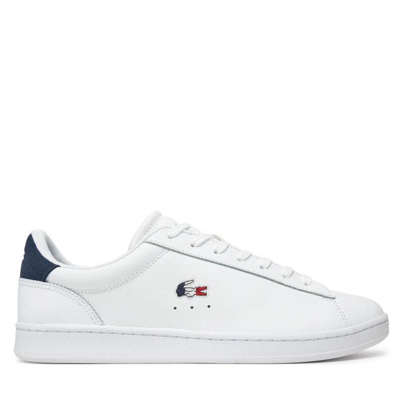 Сникърси Lacoste Carnaby Set 7-48SMA0111 Бял цвят на ниска цена