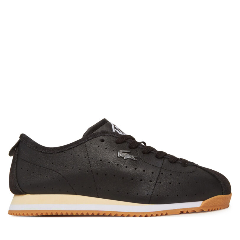 Сникърси Lacoste Club-Low Leather 7-49SFA0043 Черен цвят на ниска цена