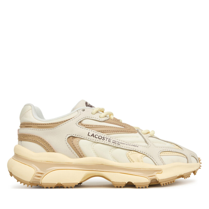Сникърси Lacoste L003 2K24 7-49SFA0012 Екрю цвят на ниска цена
