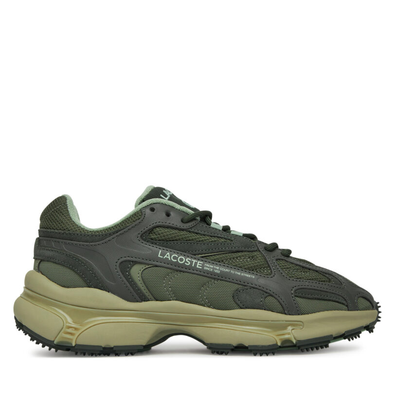 Сникърси Lacoste L003 2K24 7-49SMA0008 Каки цвят на ниска цена