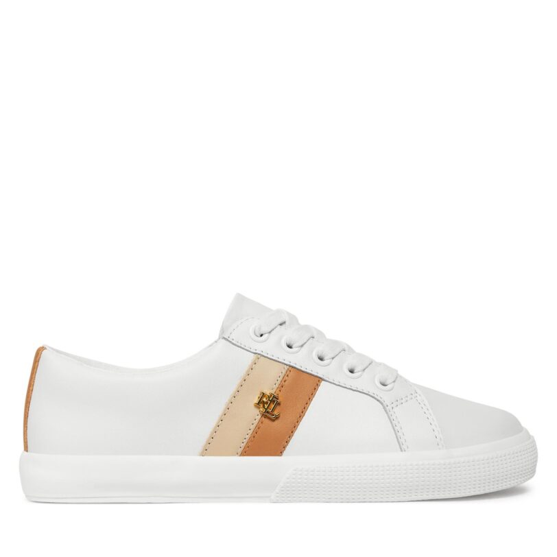 Сникърси Lauren Ralph Lauren Janson II 802925365001 Бял цвят на ниска цена