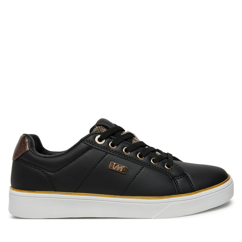 Сникърси Lee Scarlet Women Low 50243003 Черен цвят на ниска цена