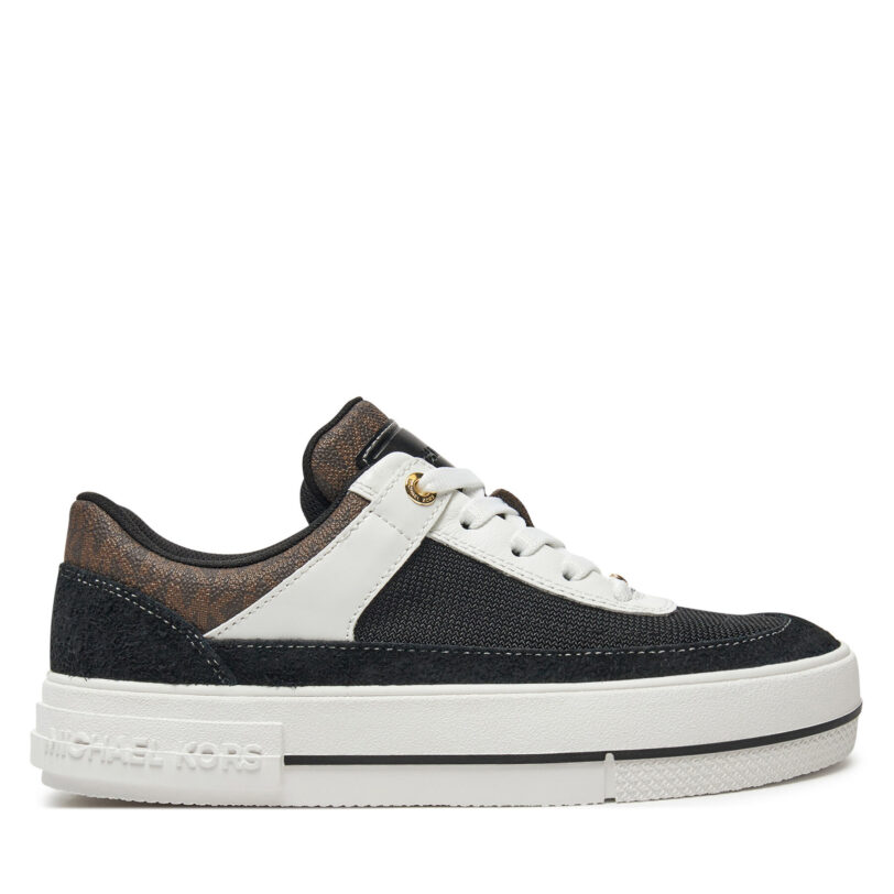 Сникърси MICHAEL Michael Kors Aurora Lace Up 43F4AUFS2D Черен цвят на ниска цена