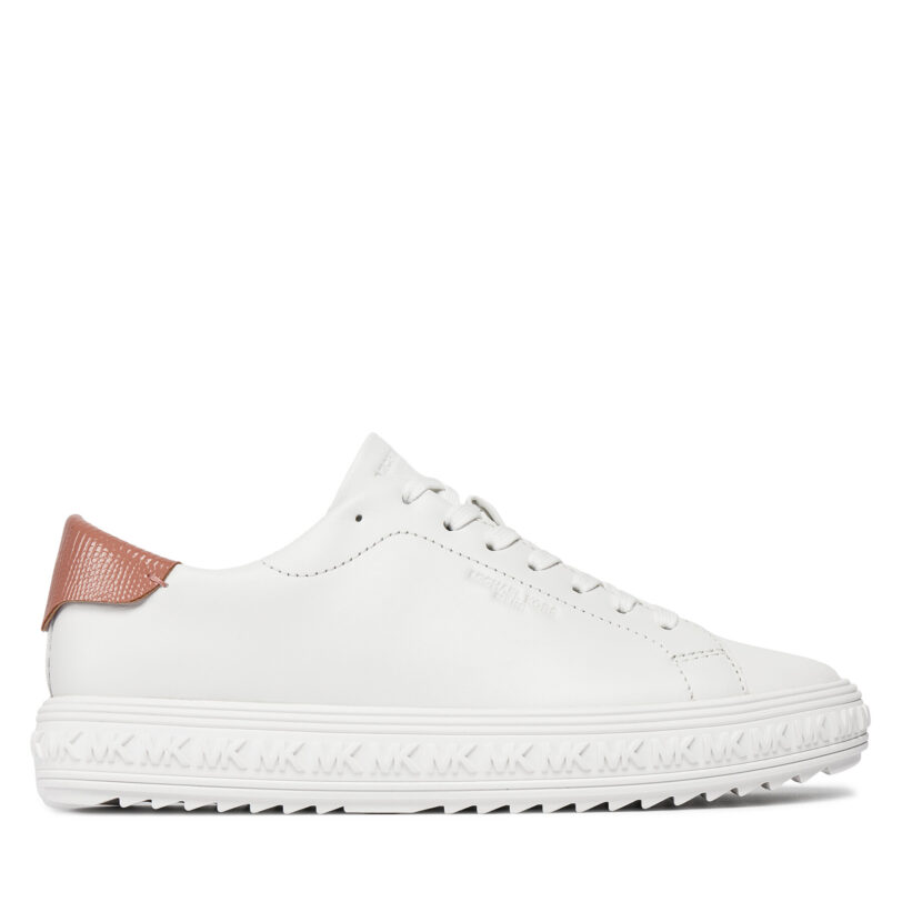 Сникърси MICHAEL Michael Kors Grove Lace Up 43R4GVFS1L Бял цвят на ниска цена