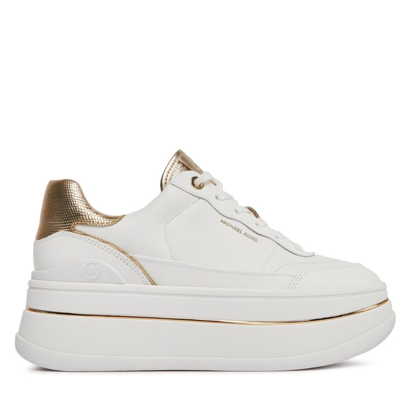 Сникърси MICHAEL Michael Kors Hayes Lace Up 43R4HYFS2L Бял цвят на ниска цена