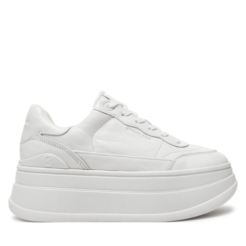 Сникърси MICHAEL Michael Kors Hayes Lace Up 43R5HAFS3L Бял цвят на ниска цена