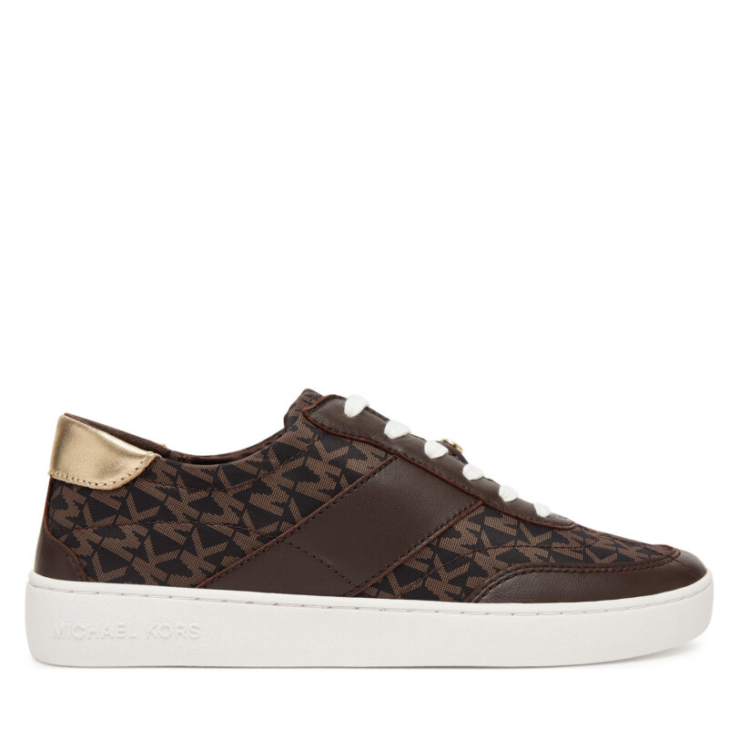 Сникърси MICHAEL Michael Kors Kaycee 43T5KCFS5L Кафяв цвят на ниска цена