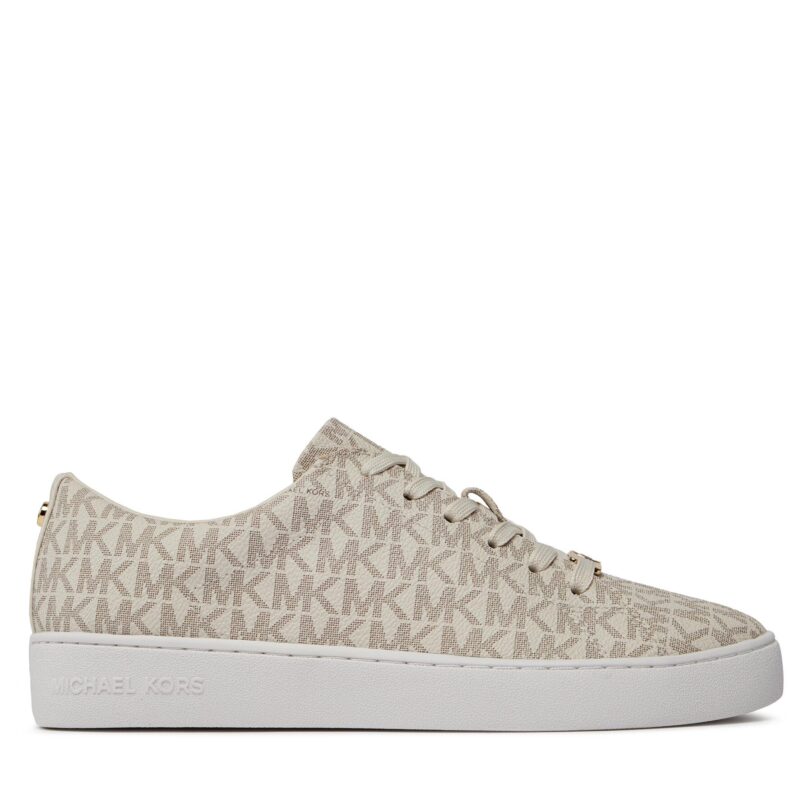 Сникърси MICHAEL Michael Kors Keaton Lace Up 43R4KTFS1B Бежов цвят на ниска цена