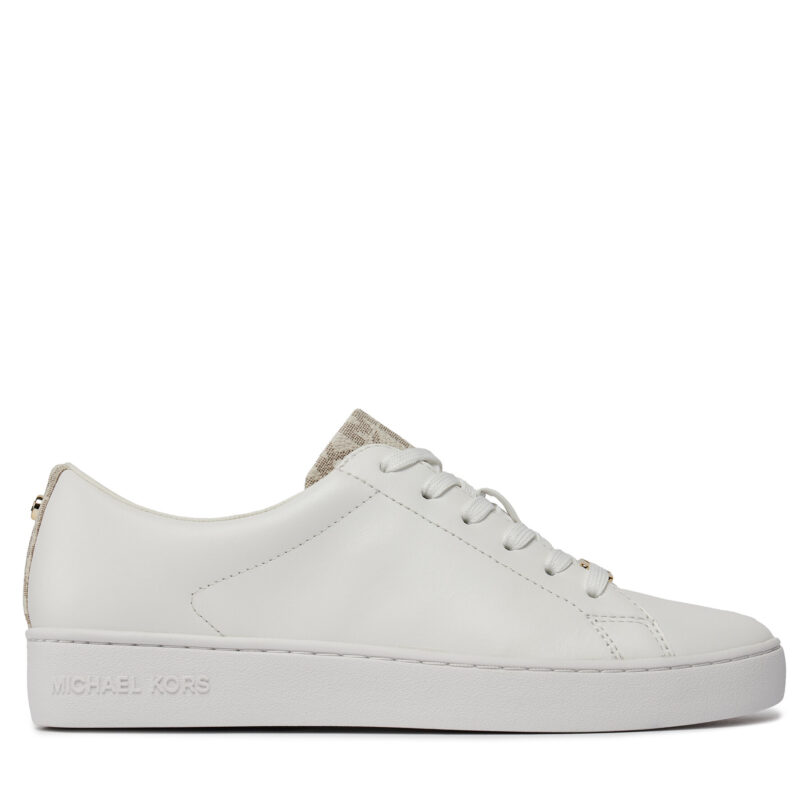 Сникърси MICHAEL Michael Kors Keaton Lace Up 43R4KTFS2L Екрю цвят на ниска цена