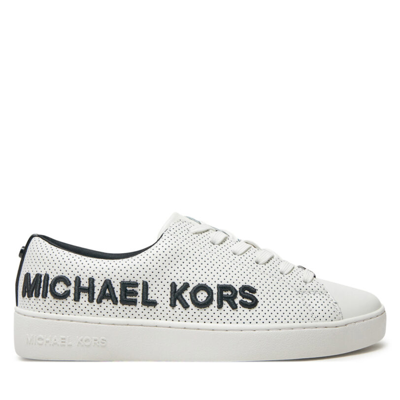 Сникърси MICHAEL Michael Kors Keaton Lace Up 43R5KEFS1L Бял цвят на ниска цена