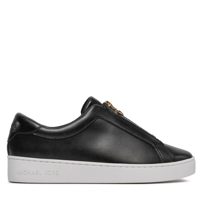 Сникърси MICHAEL Michael Kors Keaton Zip Slip On 43R4KTFP1L Черен цвят на ниска цена