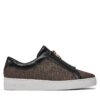 Сникърси MICHAEL Michael Kors Keaton Zip Slip On 43R4KTFP2B Кафяв цвят на ниска цена
