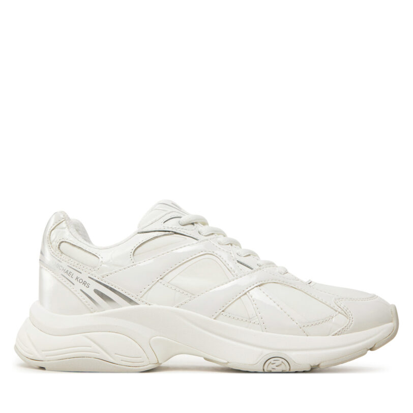 Сникърси MICHAEL Michael Kors Leo Trainer 43F4LEFS1A Бял цвят на ниска цена