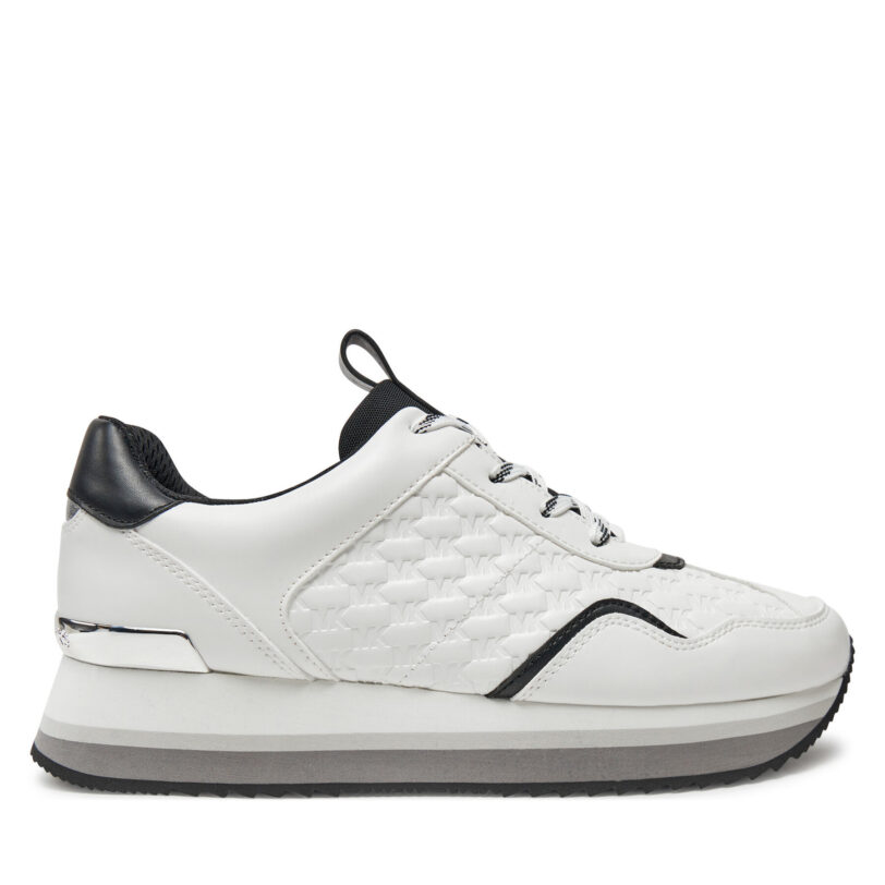 Сникърси MICHAEL Michael Kors Raina Tainer 43T4RNFSBL Бял цвят на ниска цена