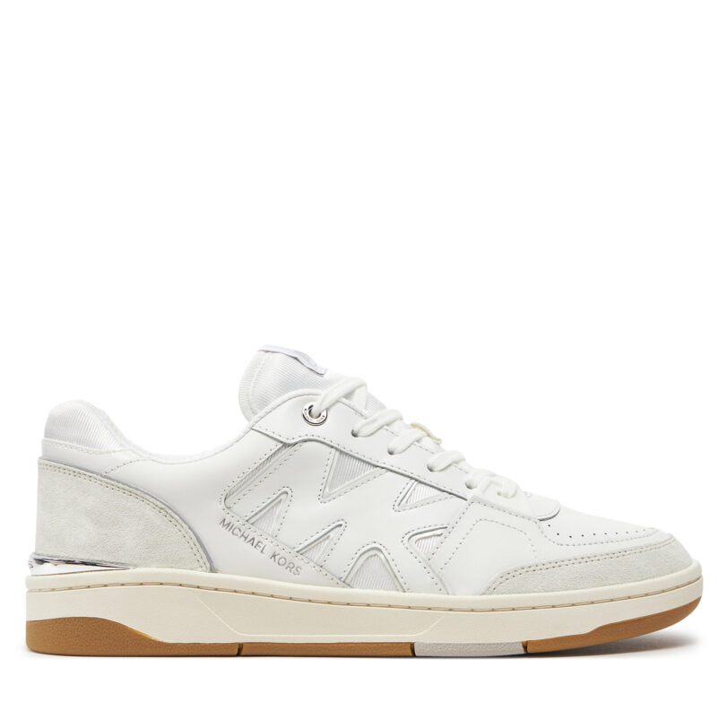 Сникърси MICHAEL Michael Kors Rebel Leather Sneaker 42S4RBFS1D Бял цвят на ниска цена