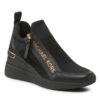 Сникърси MICHAEL Michael Kors Willis Wedge Trainer 43F3WIFS1D Черен цвят на ниска цена