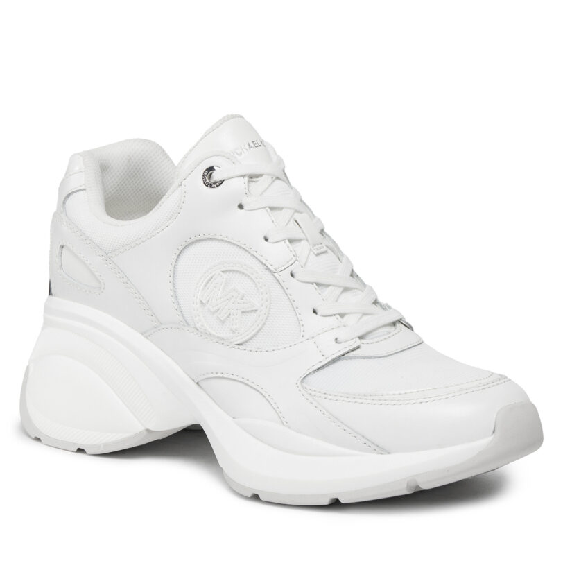Сникърси MICHAEL Michael Kors Zuma Trainer 43H3ZUFS2L Бял цвят на ниска цена