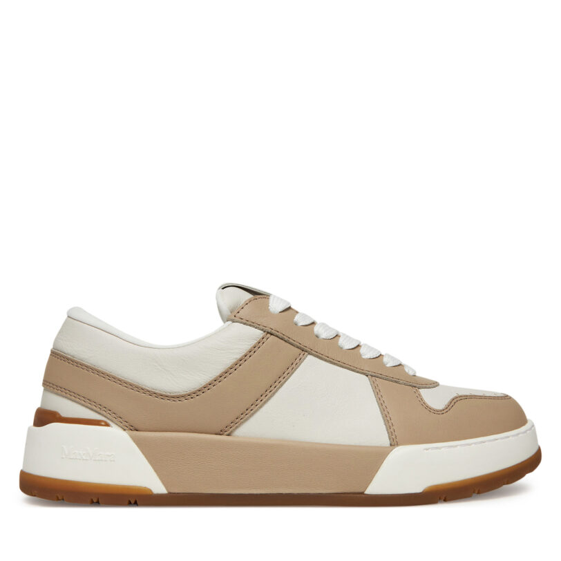 Сникърси Max Mara 2514761091600 Бял цвят на ниска цена