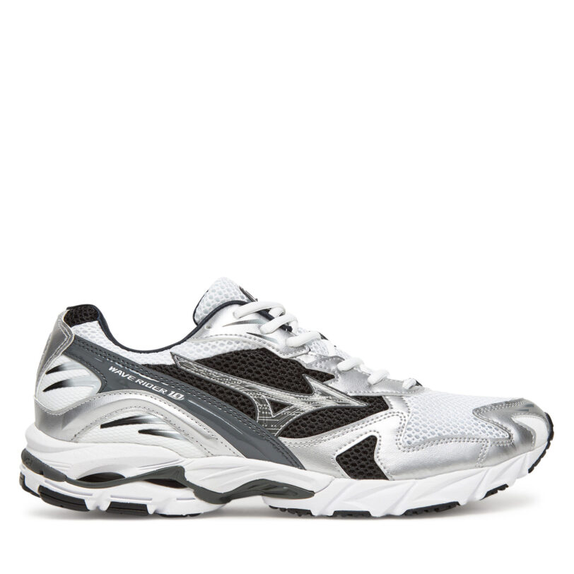 Сникърси Mizuno Wave Rider 10 D1GA2104 Сребрист цвят на ниска цена