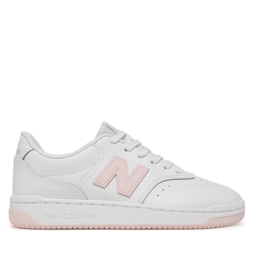 Сникърси New Balance BBW80PNK Бял цвят на ниска цена