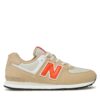 Сникърси New Balance GC574HBO Бежов цвят на ниска цена
