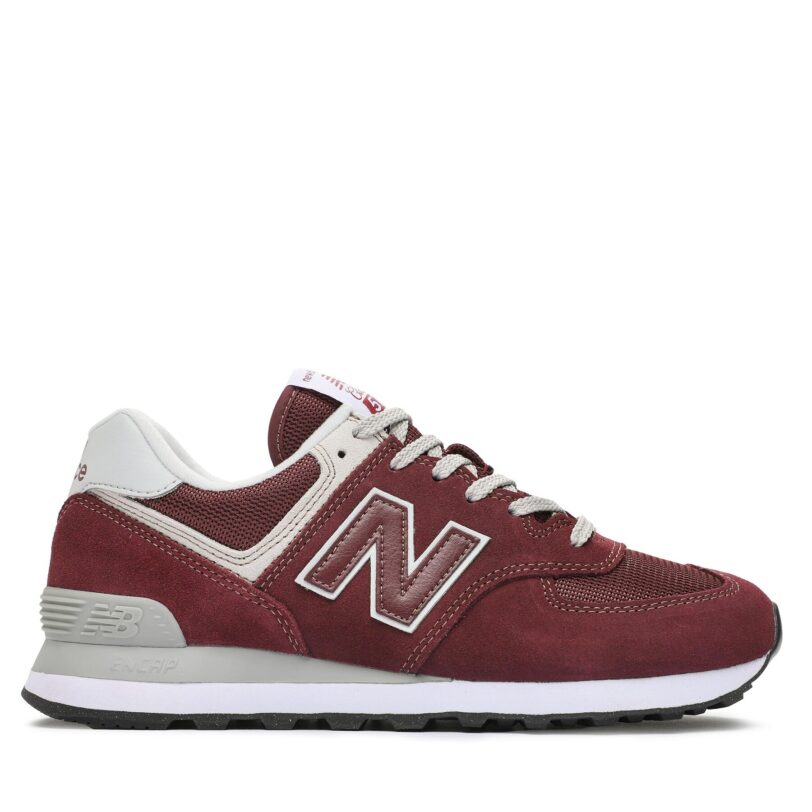 Сникърси New Balance ML574EVM Бордо цвят на ниска цена