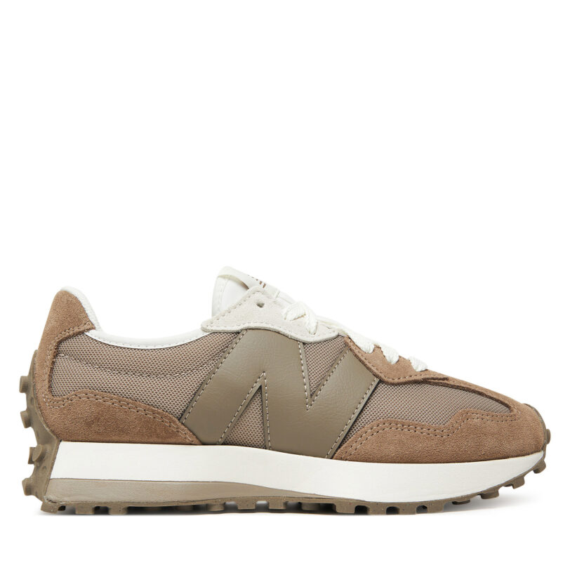 Сникърси New Balance U327LNC W Кафяв цвят на ниска цена