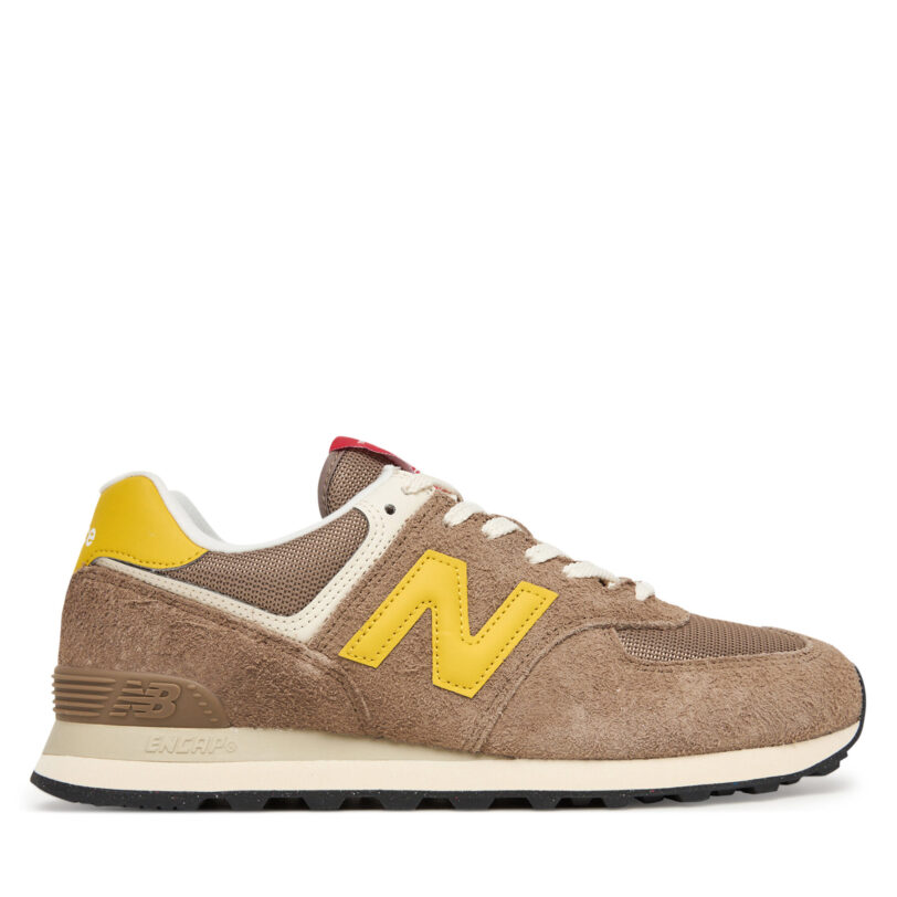 Сникърси New Balance U574BYW Кафяв цвят на ниска цена
