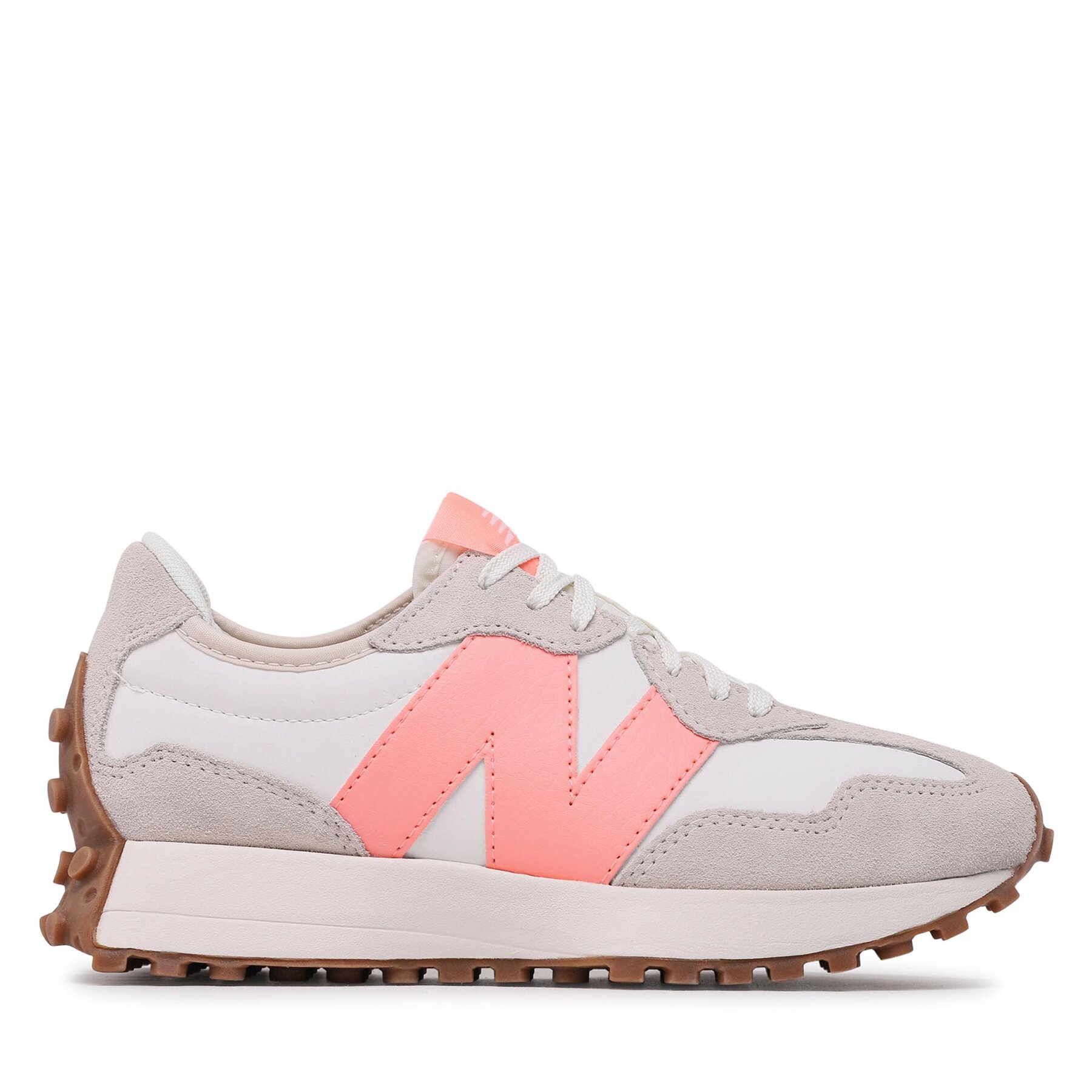 Сникърси New Balance WS327AM Бежов цвят на ниска цена