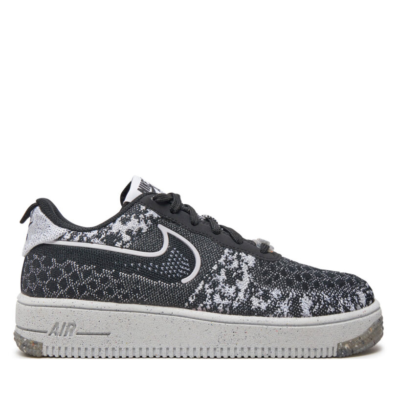 Сникърси Nike Af1 Crater Flyknit Nn (Gs) DM1060 001 Черен цвят на ниска цена