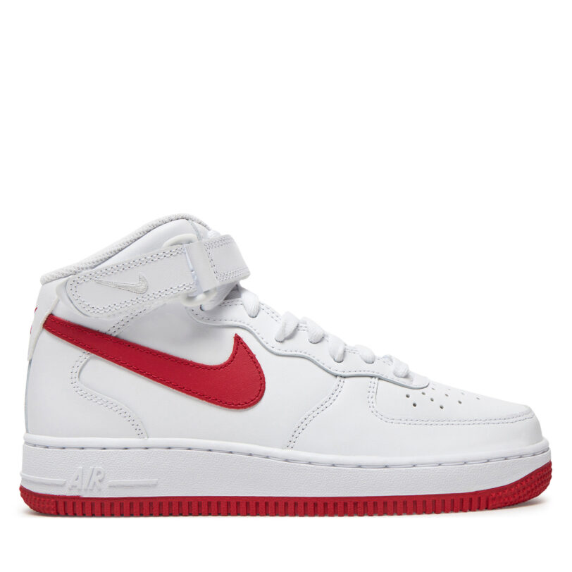 Сникърси Nike Air Force 1 07 MID DD9625 Бял цвят на ниска цена