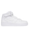 Сникърси Nike Air Force 1 '07 Mid DD9625 100 Бял цвят на ниска цена