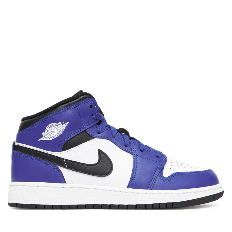 Сникърси Nike Air Jordan 1 Mid (GS) DQ8423 402 Син цвят на ниска цена