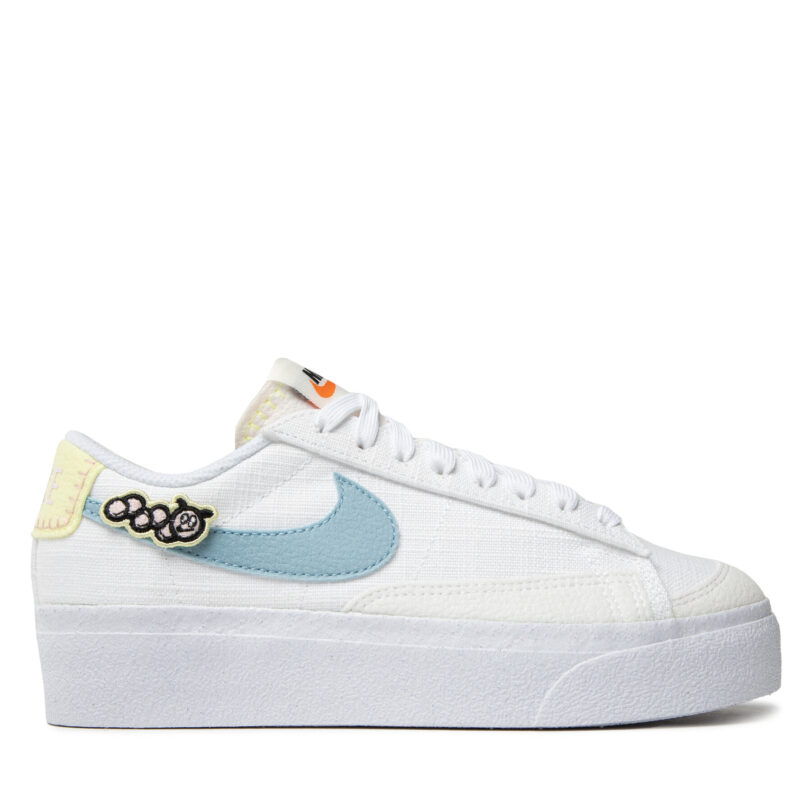 Сникърси Nike Blazer Low Platform Se DJ6376 100 Бял цвят на ниска цена