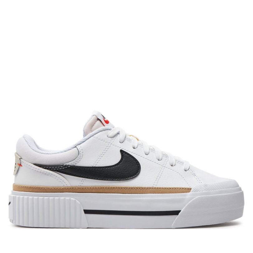 Сникърси Nike Court Legacy Lift DM7590 100 Бял цвят на ниска цена