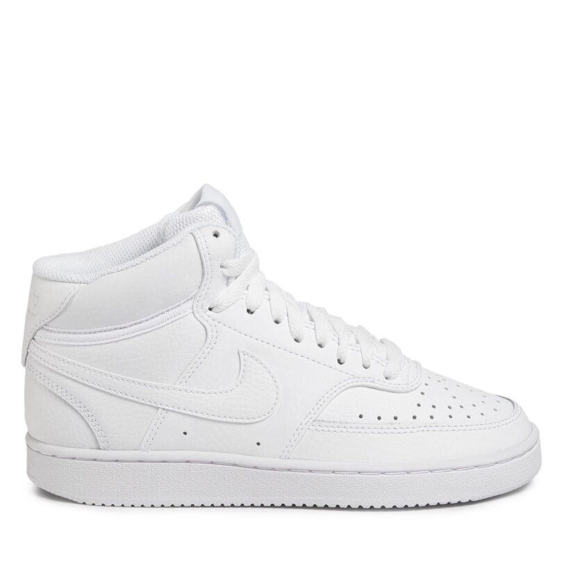 Сникърси Nike Court Vision Mid CD5436 100 Бял цвят на ниска цена