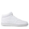 Сникърси Nike Court Vision Mid Nn DN3577 100 Бял цвят на ниска цена