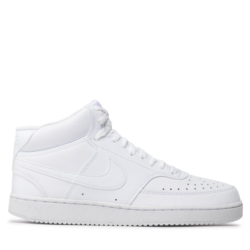 Сникърси Nike Court Vision Mid Nn DN3577 100 Бял цвят на ниска цена