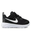 Сникърси Nike Revolution 6 Nn (Tdv) DD1094 003 Черен цвят на ниска цена