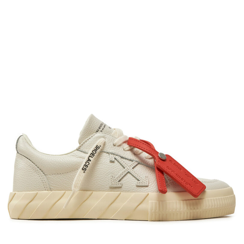 Сникърси Off-White OWIA272F23LEA0010303 Екрю цвят на ниска цена