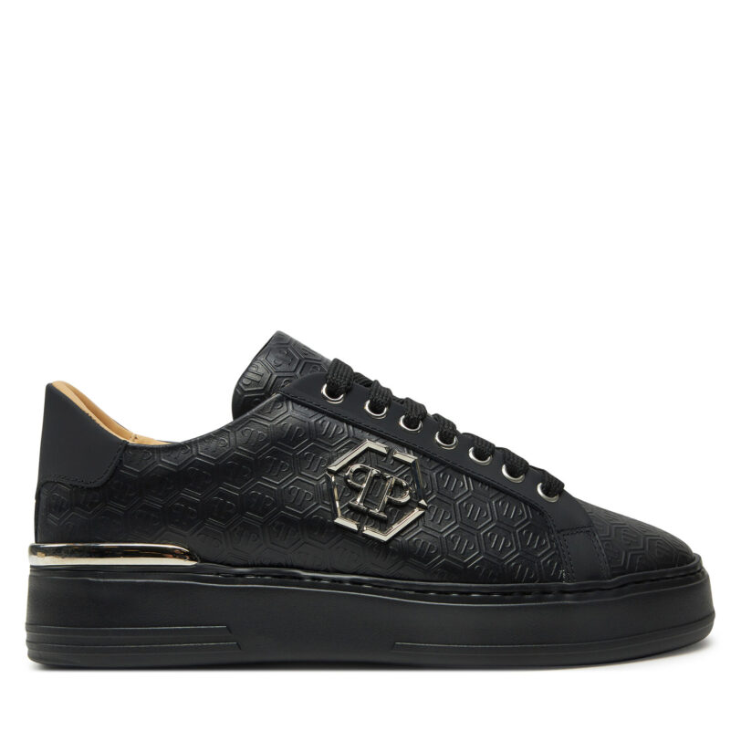 Сникърси PHILIPP PLEIN AADS USC0665 PLE010N Черен цвят на ниска цена
