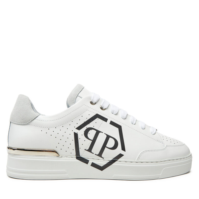 Сникърси PHILIPP PLEIN FADS MSC3981 PLE005N Бял цвят на ниска цена