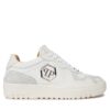 Сникърси PHILIPP PLEIN Mix Leather Lo Top Sneakers SADS USC0545 PLE010N 01 Бял цвят на ниска цена