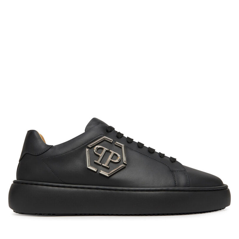 Сникърси PHILIPP PLEIN PAES MSC4022 Черен цвят на ниска цена