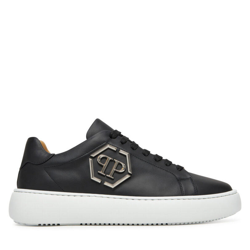 Сникърси PHILIPP PLEIN PAES MSC4022 Черен цвят на ниска цена