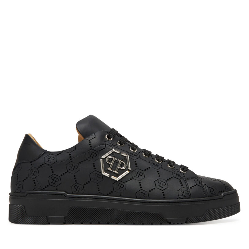 Сникърси PHILIPP PLEIN PAES USC0770 Черен цвят на ниска цена