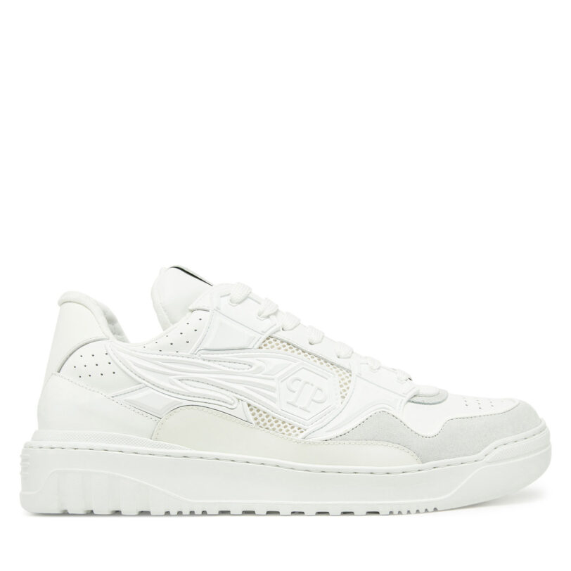 Сникърси PHILIPP PLEIN SAES MSC4017 PLE010N01 Бял цвят на ниска цена