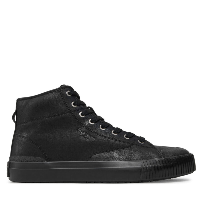 Сникърси Pepe Jeans Ben Moon M PMS31064 Черен цвят на ниска цена