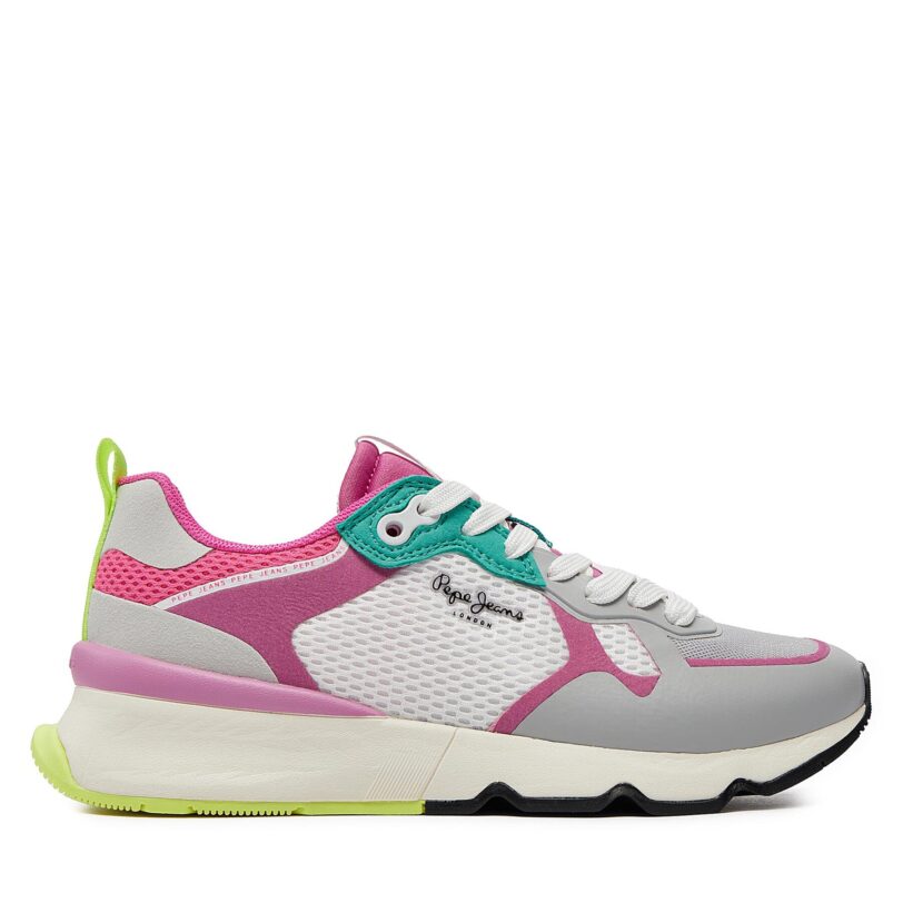 Сникърси Pepe Jeans Brit Pro Fresh PLS31555 Сив цвят на ниска цена